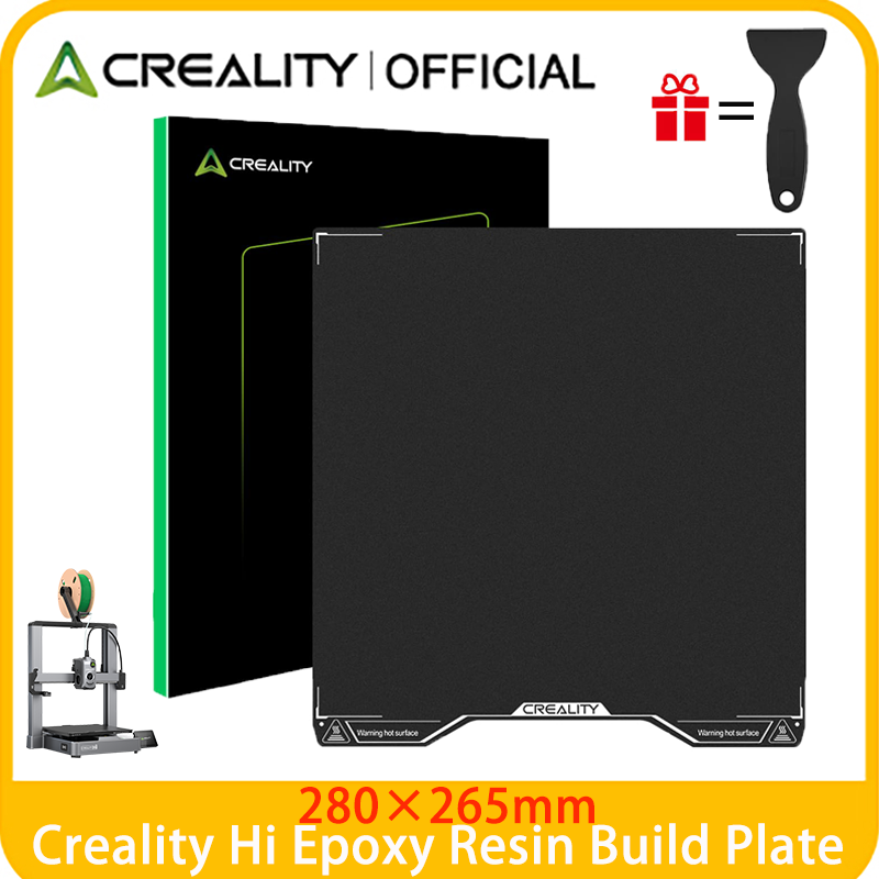 3D Printing Epoxy Resin - Creality Hi Epoxyhars bouwplaat, 280×265mm gecoate