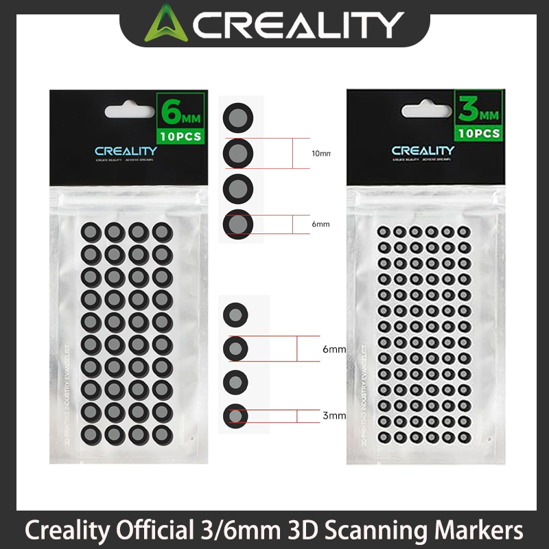 3D Printing Online - Creality Officiële 3/6mm 3D-scanmarkeringen voor 3D-scanners
