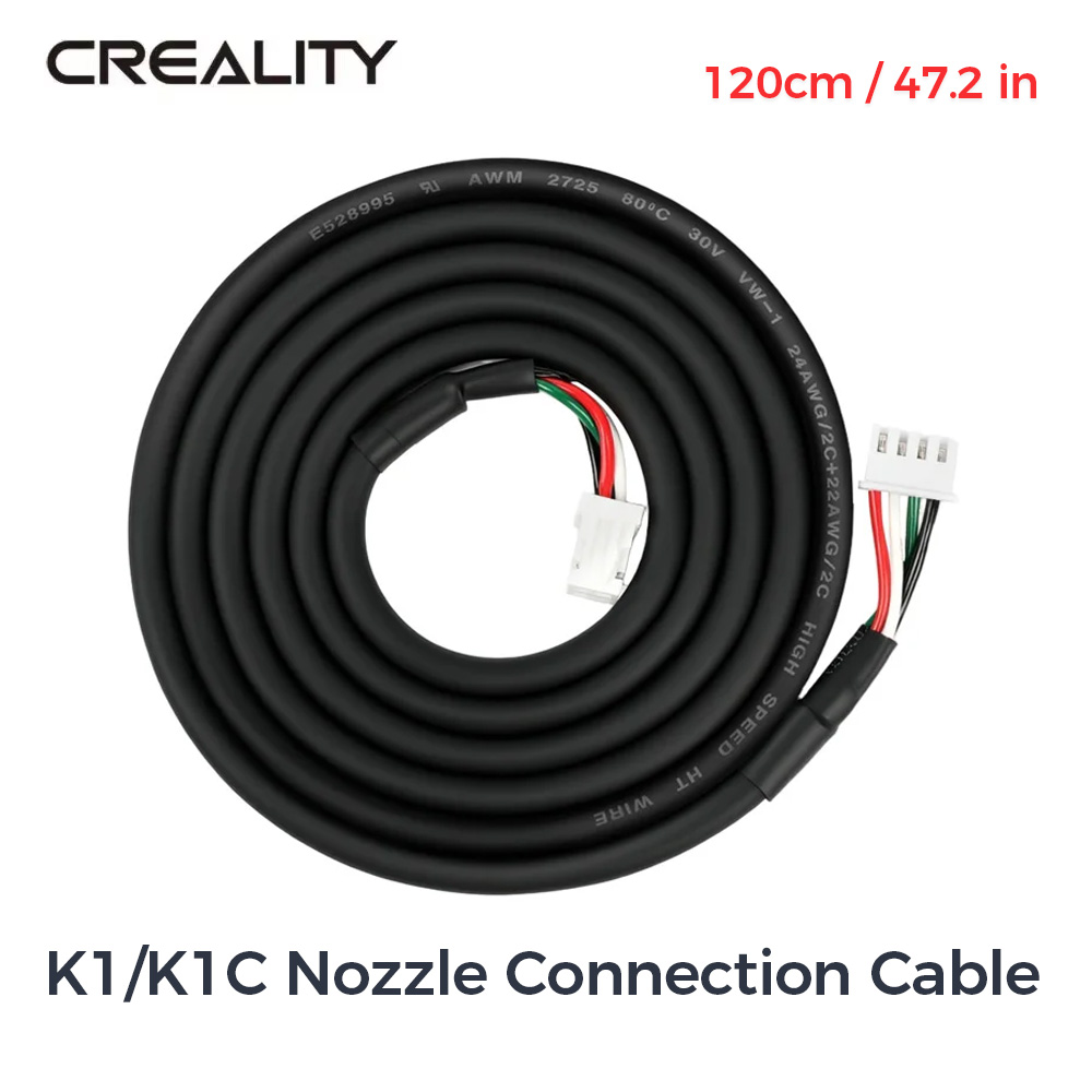 3D Printer Cable Chain - Creality K1/K1C Nozzle Verbindingskabel _4P Kleur