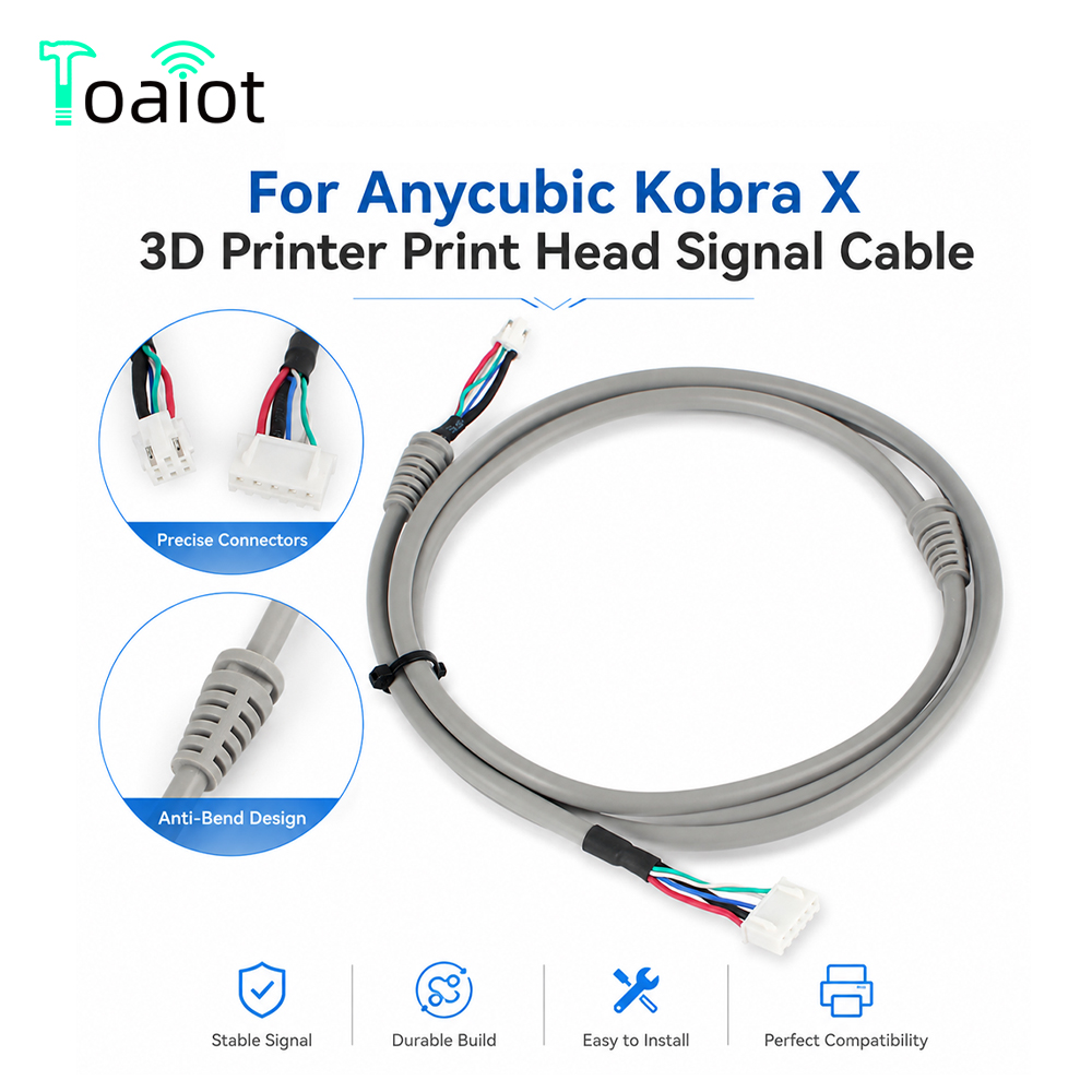 3D Printer Cable Chain - Voor Anycubic Kobra X 3D-printer Printkop