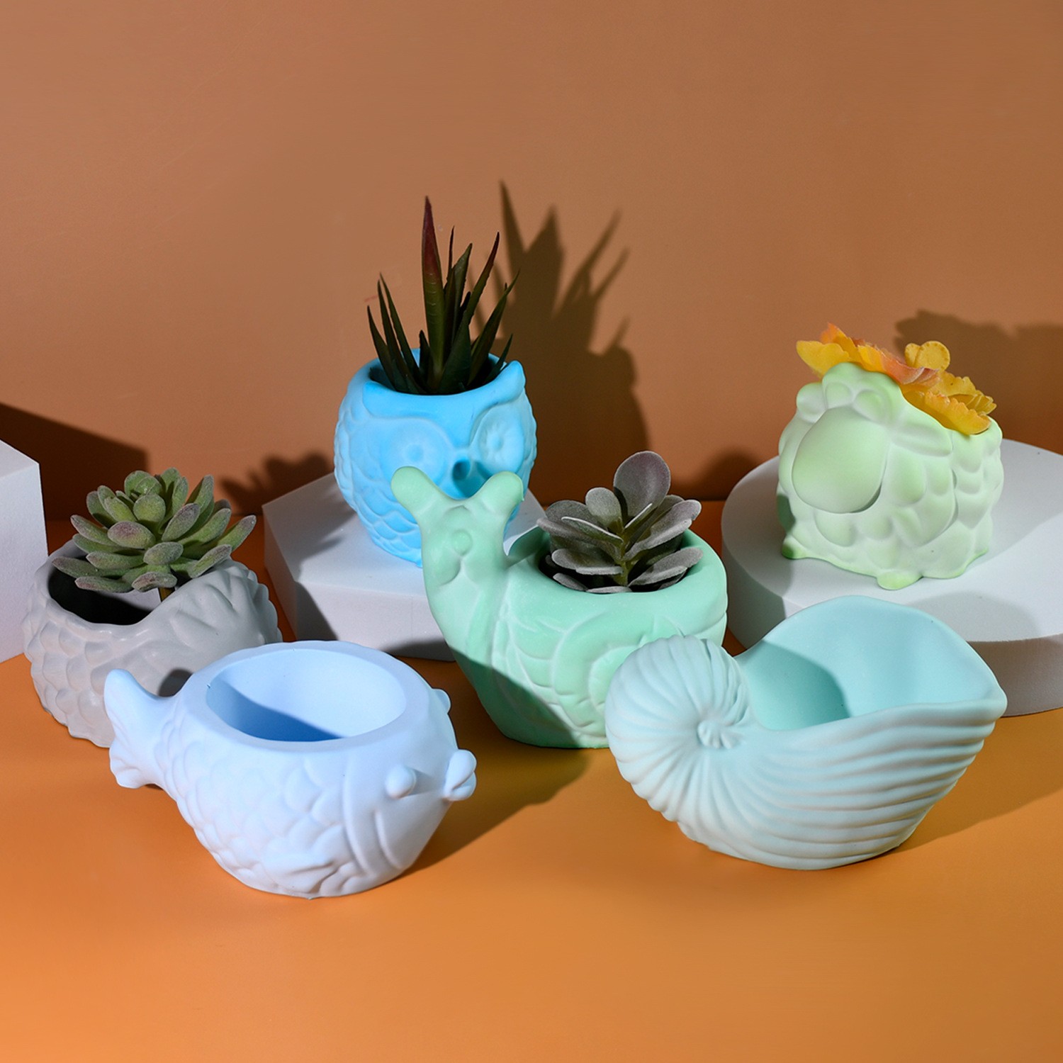 3D Dier Bloempot Siliconen Mal - 3D Printing Epoxy Resin recensie en prijs
