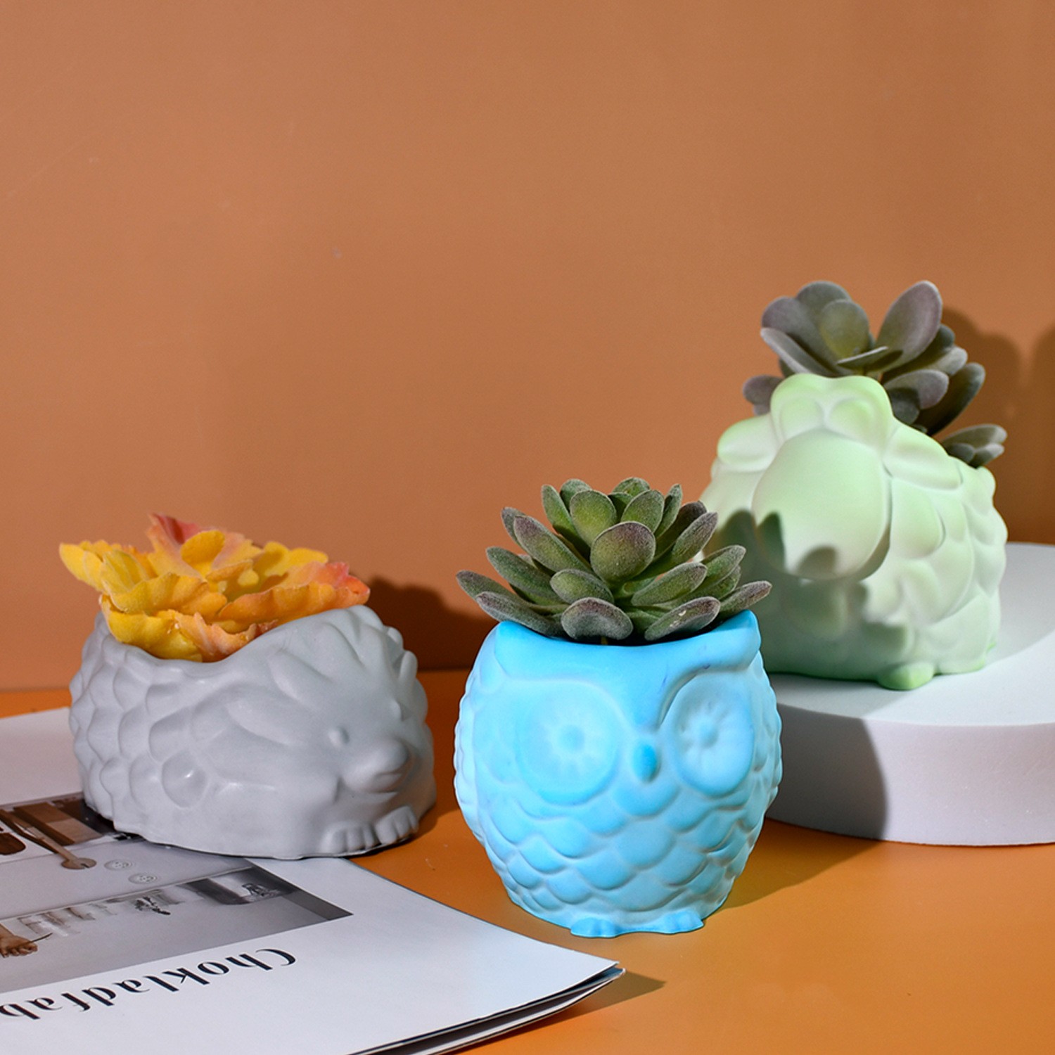 3D Dier Bloempot Siliconen Mal - 3D Printing Epoxy Resin recensie en prijs