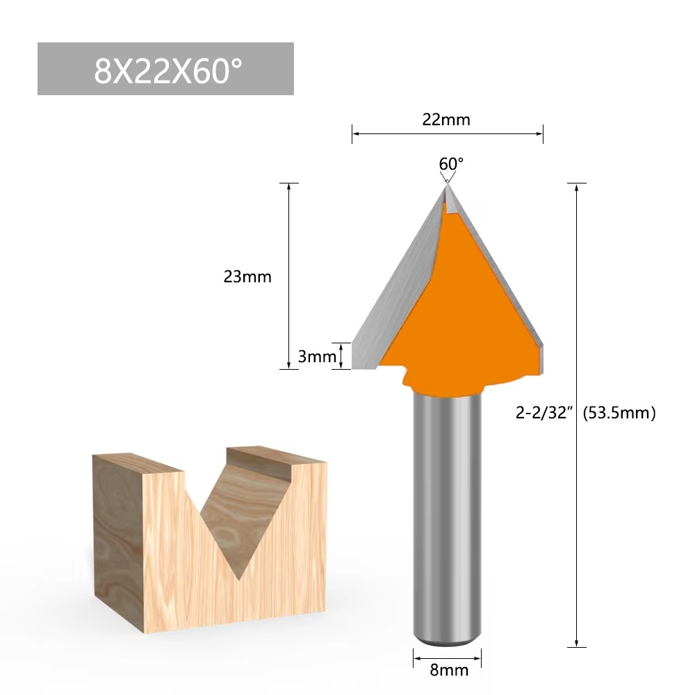 1PC 8MM Schachtfrees Houtbewer - 3D Printing Online recensie en prijs