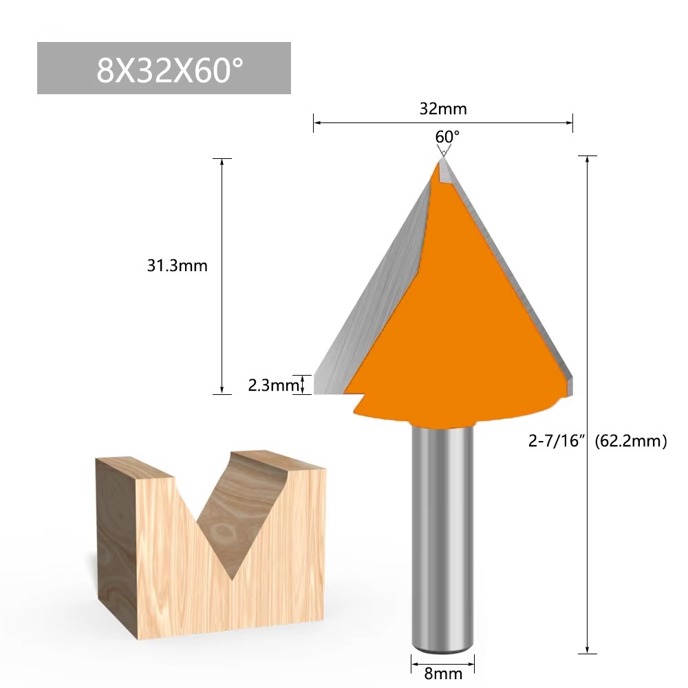 1PC 8MM Schachtfrees Houtbewer - 3D Printing Online recensie en prijs