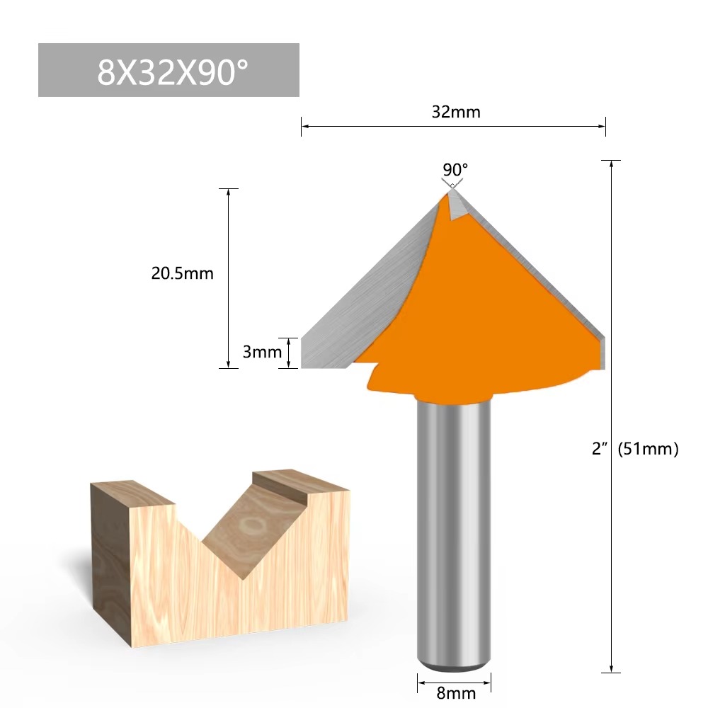 1PC 8MM Schachtfrees Houtbewer - 3D Printing Online recensie en prijs