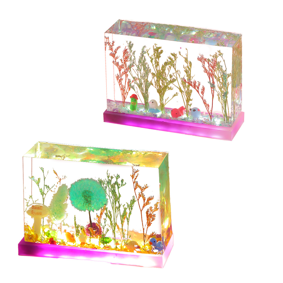 Droge bloem kubus ornament vie - 3D Printing Epoxy Resin recensie en prijs