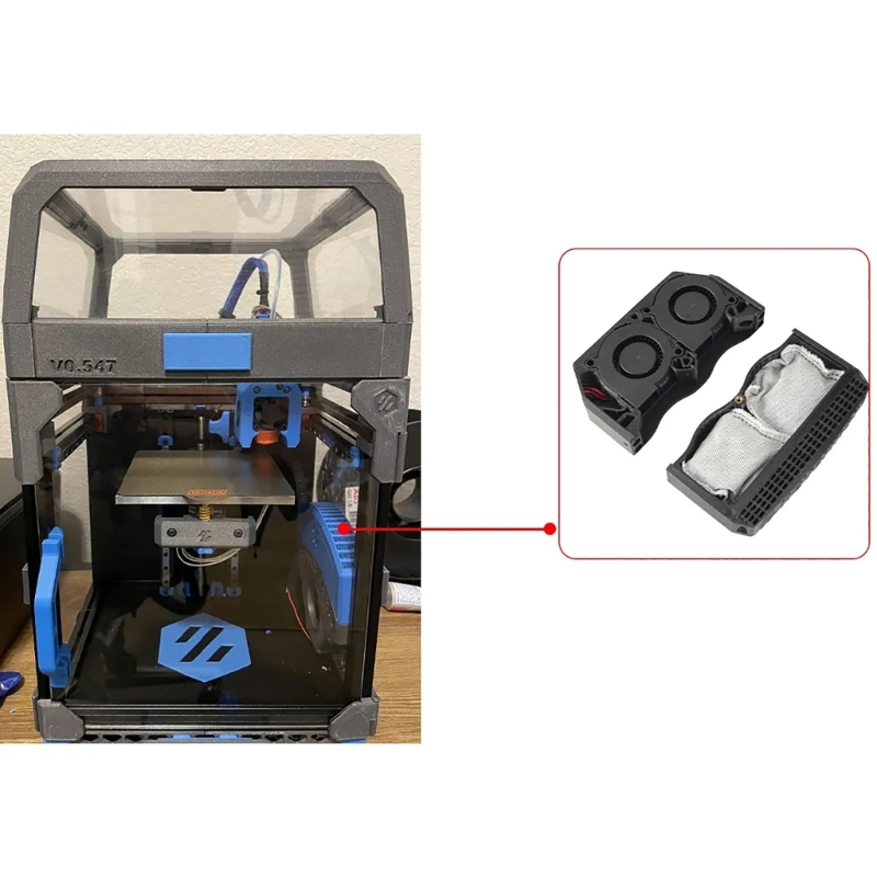 Nevermore V6 DUO actieve koolf - 3D Printing Mesin recensie en prijs