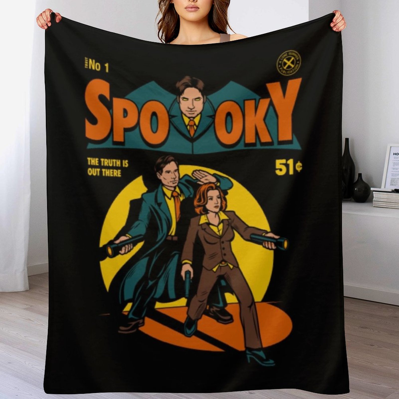 X Files, Spooky Comic Throw-de - 3D Printing File Free recensie en prijs