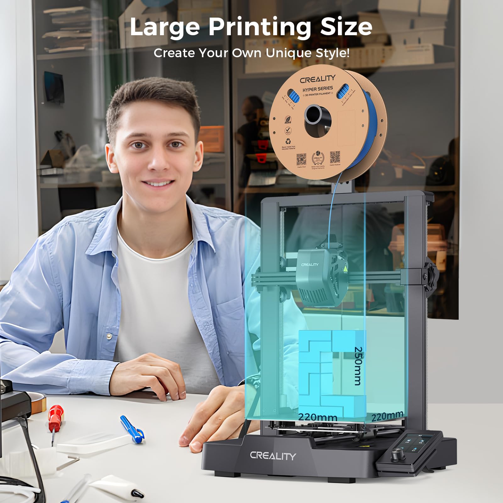 CREALITY Ender-3 V3 SE 3D-prin - 3D Printing Online recensie en prijs
