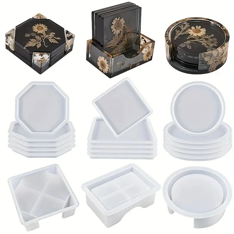 Coaster hars mallen set inclus - 3D Printing Epoxy Resin recensie en prijs