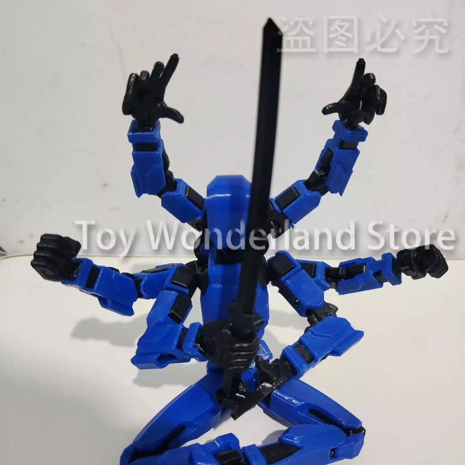 17Cm Zes Armen 3d Geprint Mann - 3D Printing Robot Arm recensie en prijs